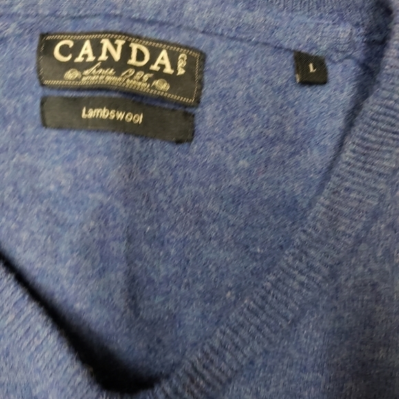 Canda Men's 100% Lambswool Sweater sz L - Picture 2 of 5